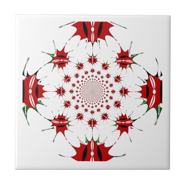 Magical Kenya: Kaleidoskop Kultur Identität 🇰 🇪 Fliese (Vorderseite)