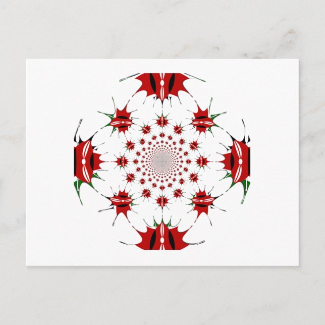 Magical Kenya: Kaleidoskop Kultur Identität 🇰 🇪 Postkarte (Vorderseite)