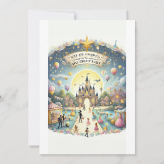 "Magical Kingdom Birthday Celebration" Einladung