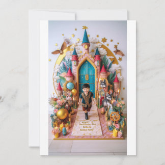 "Magical Kingdom Birthday Celebration" Einladung