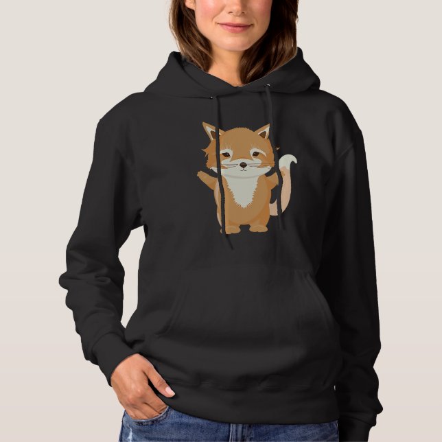 Magical little fox a cute animal hoodie (Vorderseite)