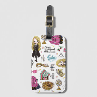 Magical Luna Lovegood Watercolor Gepäckanhänger