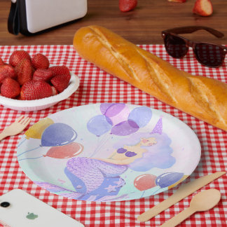 Magical Mermaid Birthday Invitation Card Pappteller