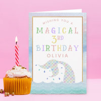 Magical Mermaid Girls Any Age Birthday