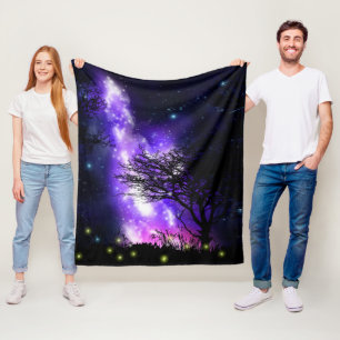 Magical Milky Way Fleece Blanket