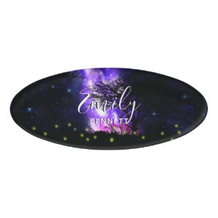 Magical Milky Way Name Tag Namenschild
