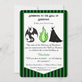 Magical & Mysterious Kids BirthdayParty Invitation Einladung