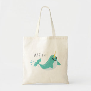 Magical Narwhal Unicorn Whale Tragetasche