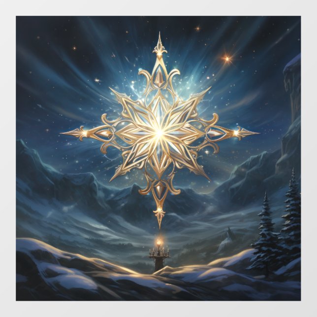Magical North Star Window Cloning Fensteraufkleber (Blatt)