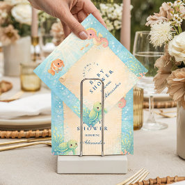 Magical Ocean Nursery Baby Shower Serviette