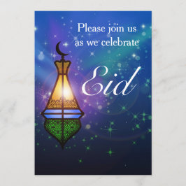 Magical Oriental Lantern - Eid Party Einladung
