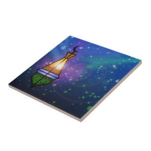 Magical Oriental Lantern - Keramik Tile Fliese