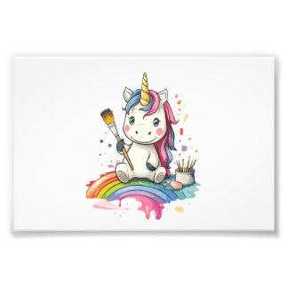 Magical Painter Unicorn (1) Fotodruck