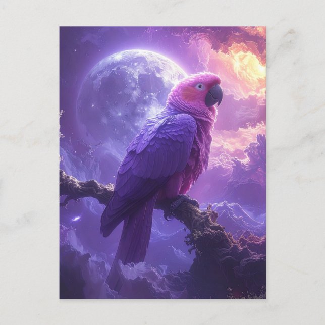 Magical Parrot Postkarte (Vorderseite)