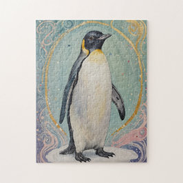 Magical Pastel Penguin Puzzle