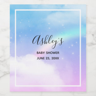 Magical Pastel Weinetikett