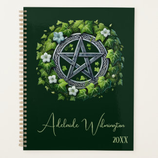Magical Pentagram Green Ivy Planer