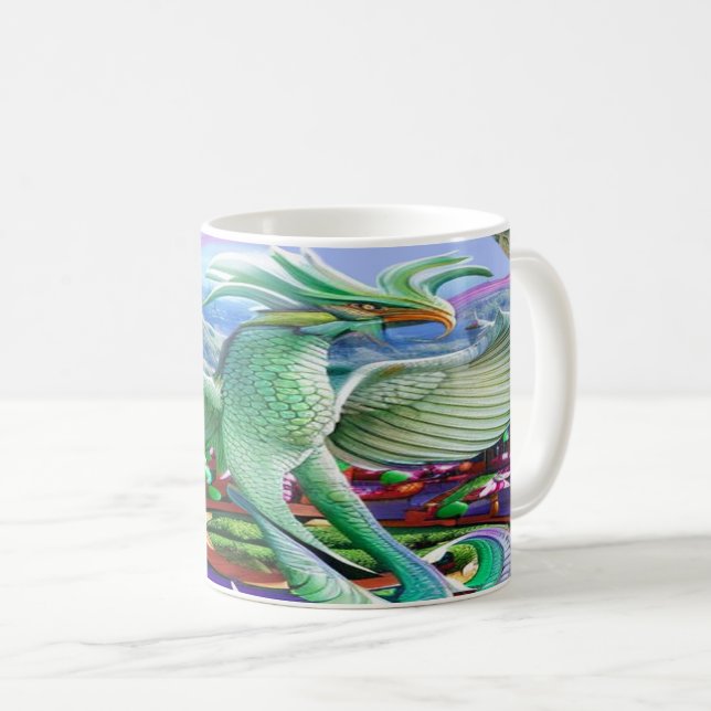Magical Phoenix Kaffeetasse (VorderseiteRechts)