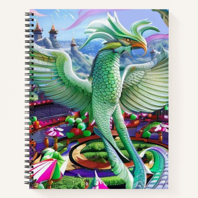 Magical Phoenix Notizbuch (Vorderseite)