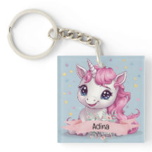 Magical Pink Baby Unicorn Stars Individuelle Name