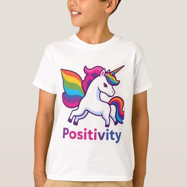 Magical Positivity Sticker T-Shirt Design (Vorderseite)