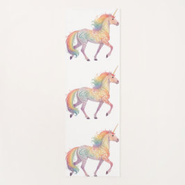 Magical Rainbow Unicorn Personalized Yogamatte