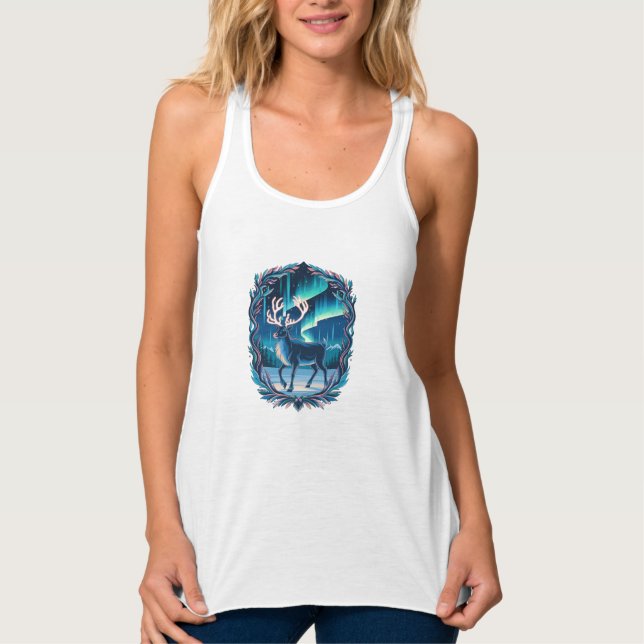 Magical Reindeer Glow Tank Top (Vorderseite)