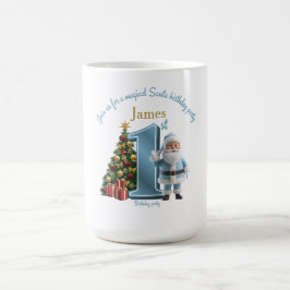 Magical Santa Birthday Invitation – 1st Birthday Kaffeetasse