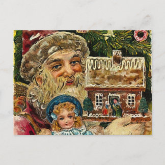 Magical Santa Feiertagspostkarte