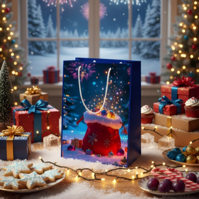 Magical Santa Sack Christmas Gift Bag Mittlere Geschenktüte (Von Creator hochgeladen)