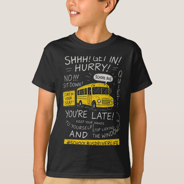 Magical School Bus Driver Last Day Of School Bus D T-Shirt (Vorderseite)