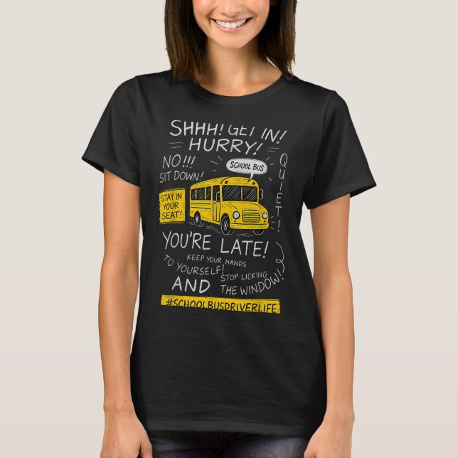 Magical School Bus Driver Last Day Of School Bus D T-Shirt (Vorderseite)