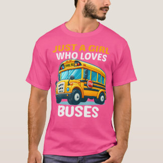 Magical School Bus For Kids Just A Girl Who Loves T-Shirt