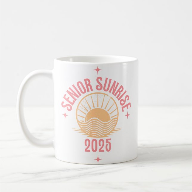 Magical Senior Sunrise 2025 High School 12Th Twelf Kaffeetasse (Links)