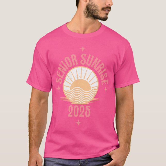 Magical Senior Sunrise 2025 High School 12Th Twelf T-Shirt (Vorderseite)