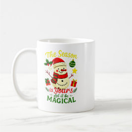 Magical Snowman Classic Christmas Cozy Winter Vibe Kaffeetasse