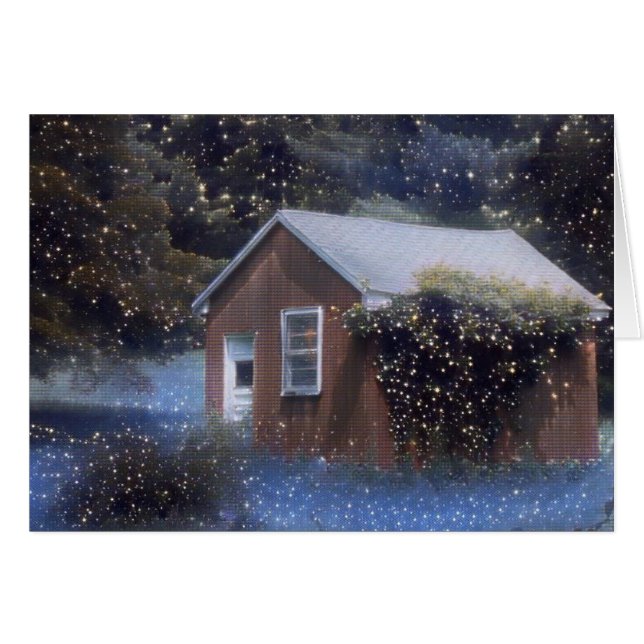 Magical Snowy Country Shed (Vorderseite (Horizontal))