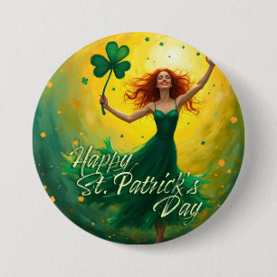 Magical St. Patrick's Day Button