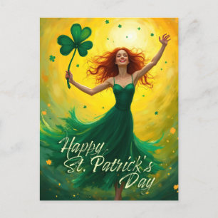 Magical St. Patrick's Day Feiertagspostkarte
