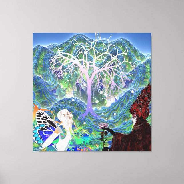 Magical Star Tree Leinwanddruck (Vorderseite)