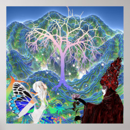 Magical Star Tree Poster