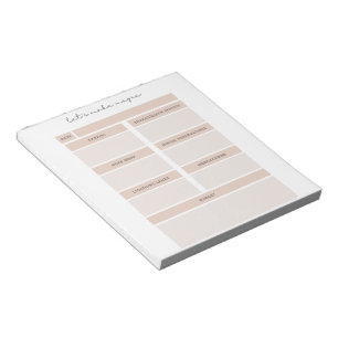 Magical Theme Park Planner Notizblock