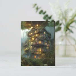 Magical Treehouse Colony Postkarte