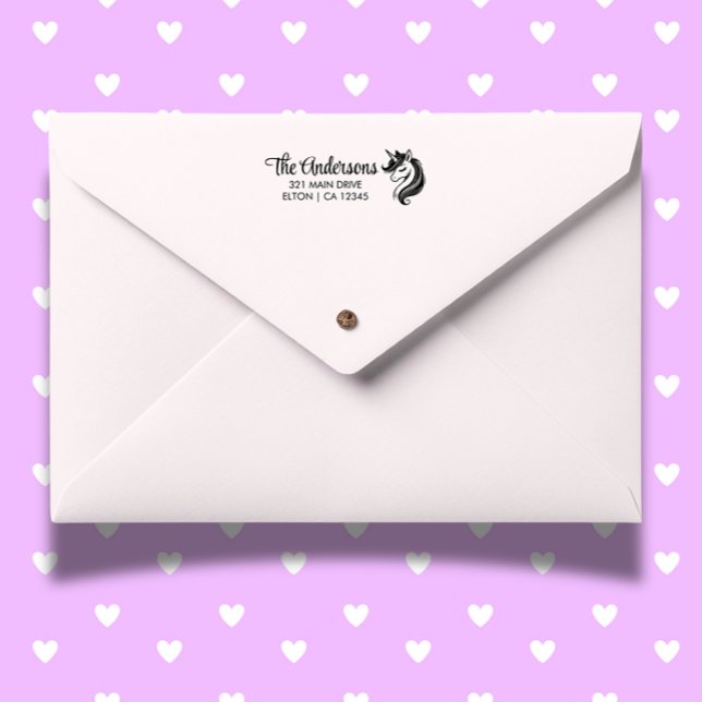 Magical Unicorn Birthday Bash Permastempel (Add a magical touch to gifts, cards, and party favors today!)