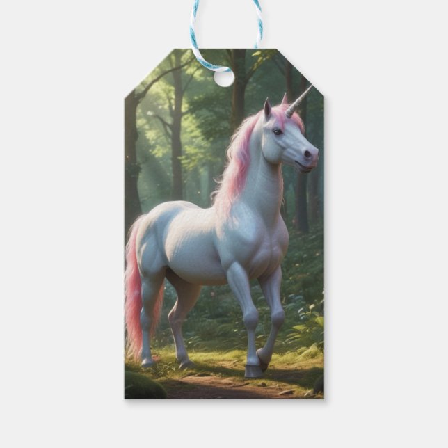 Magical Unicorn Birthday Geschenkanhänger (Vorderseite)