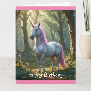 Magical Unicorn Birthday Karte