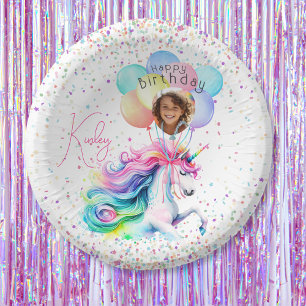 Magical Unicorn Birthday Pappteller