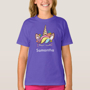 Magical Unicorn Colorful Girl T-Shirt