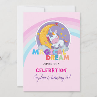 Magical Unicorn Dream Einladung