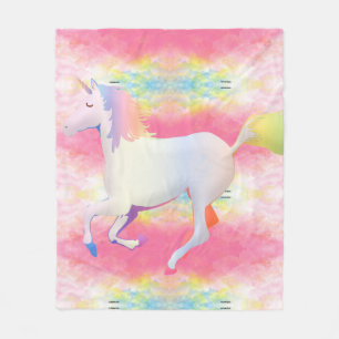 MAGICAL UNICORN Fleecedecke. Fleecedecke